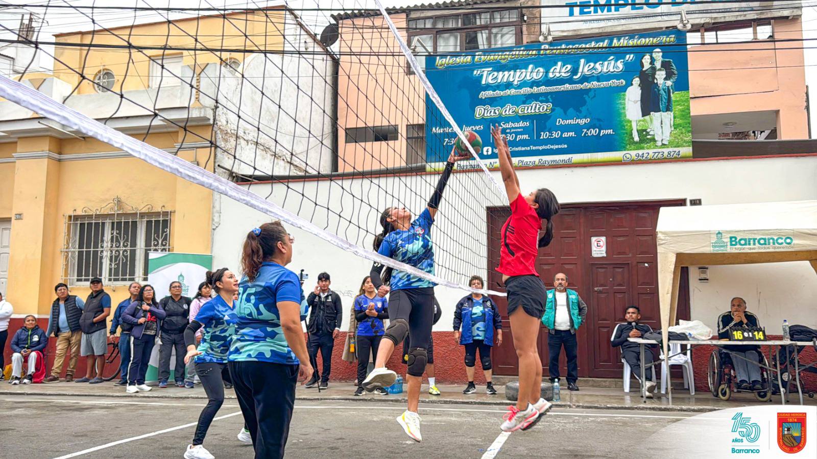 Final de interbarrios de voley Damas 2025