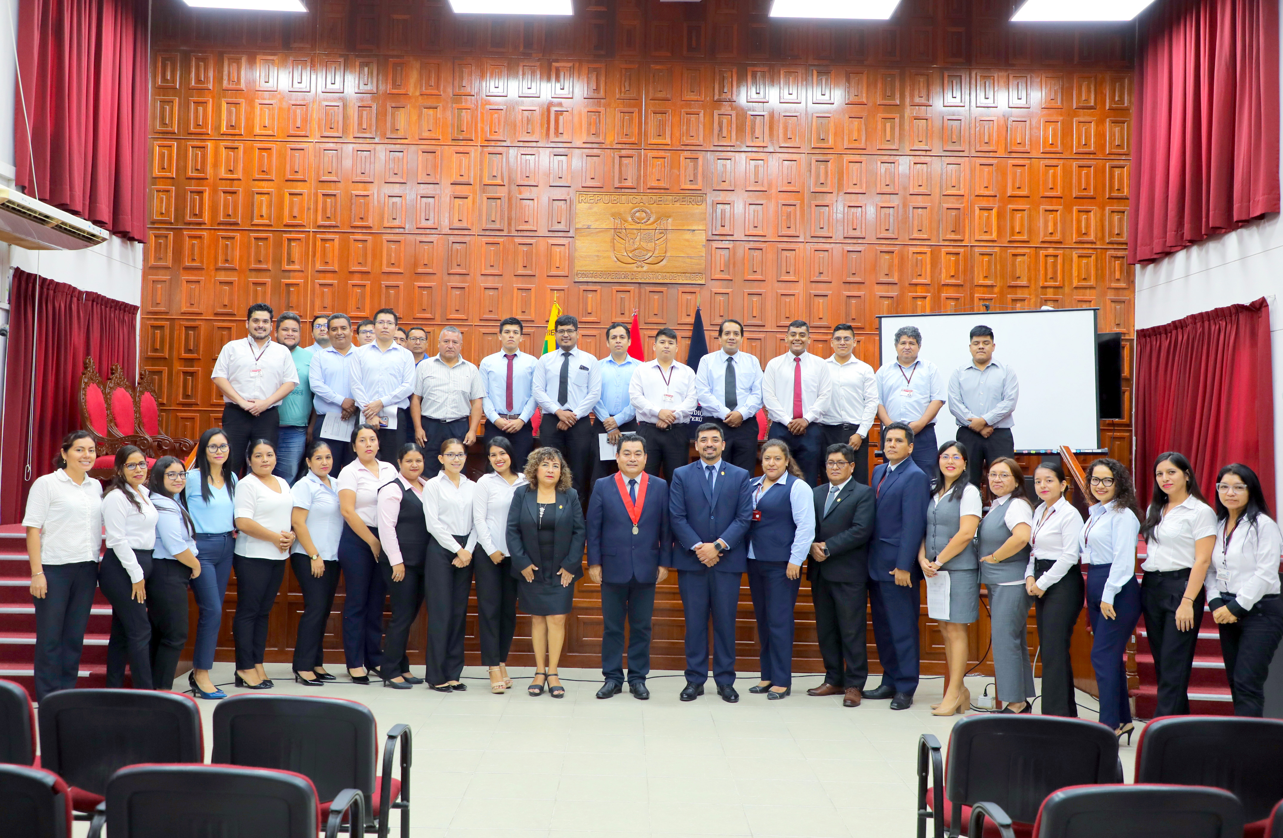 49 Profesionales Reciben Inducción tras Incorporación a la Corte Superior de Justicia de Tumbes