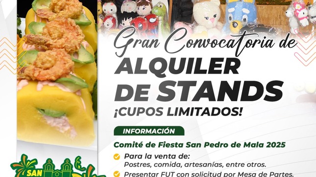 ¡Gran Convocatoria para el Alquiler de Stands!