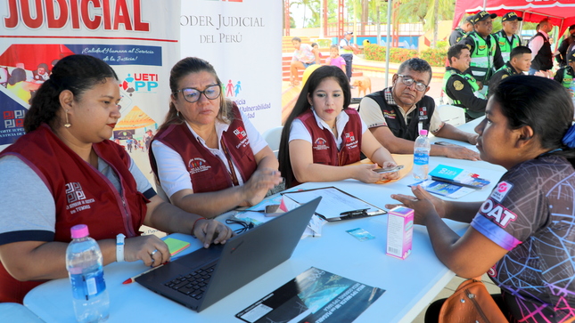 Corte Superior de Justicia de Tumbes Participa de Feria Informativa en El Distrito de Papayal