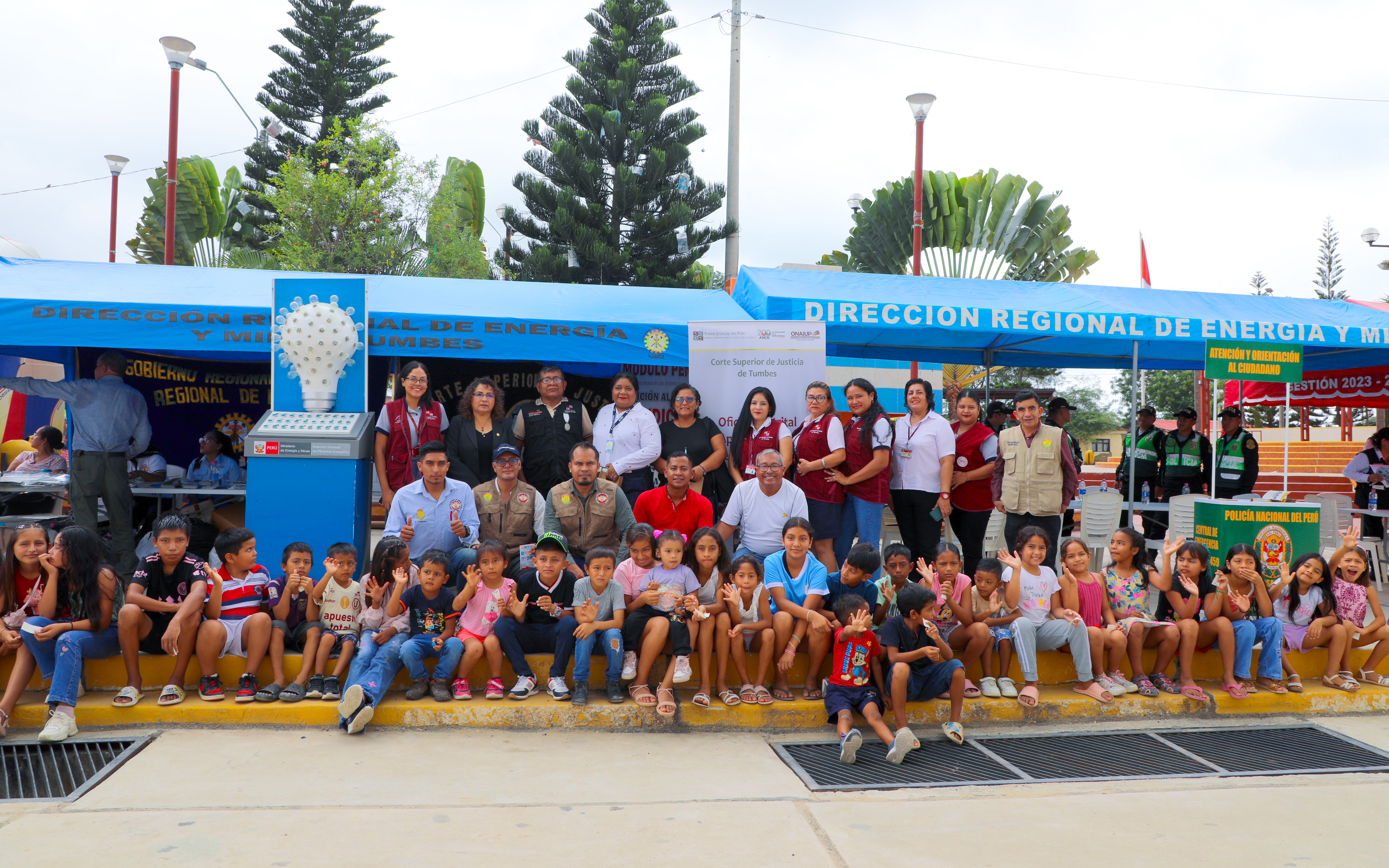 Corte Superior de Justicia de Tumbes Participa de Feria Informativa en El Distrito de Papayal