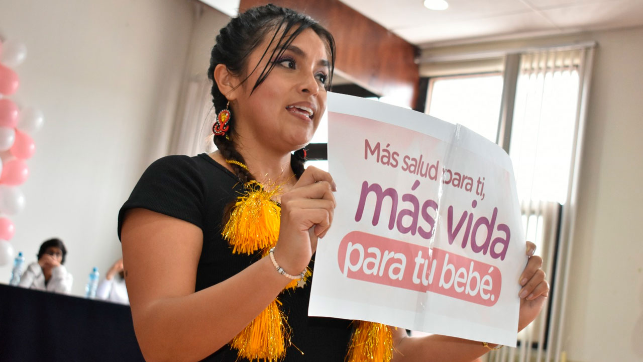 Actividad en la Semana de la maternidad saludable