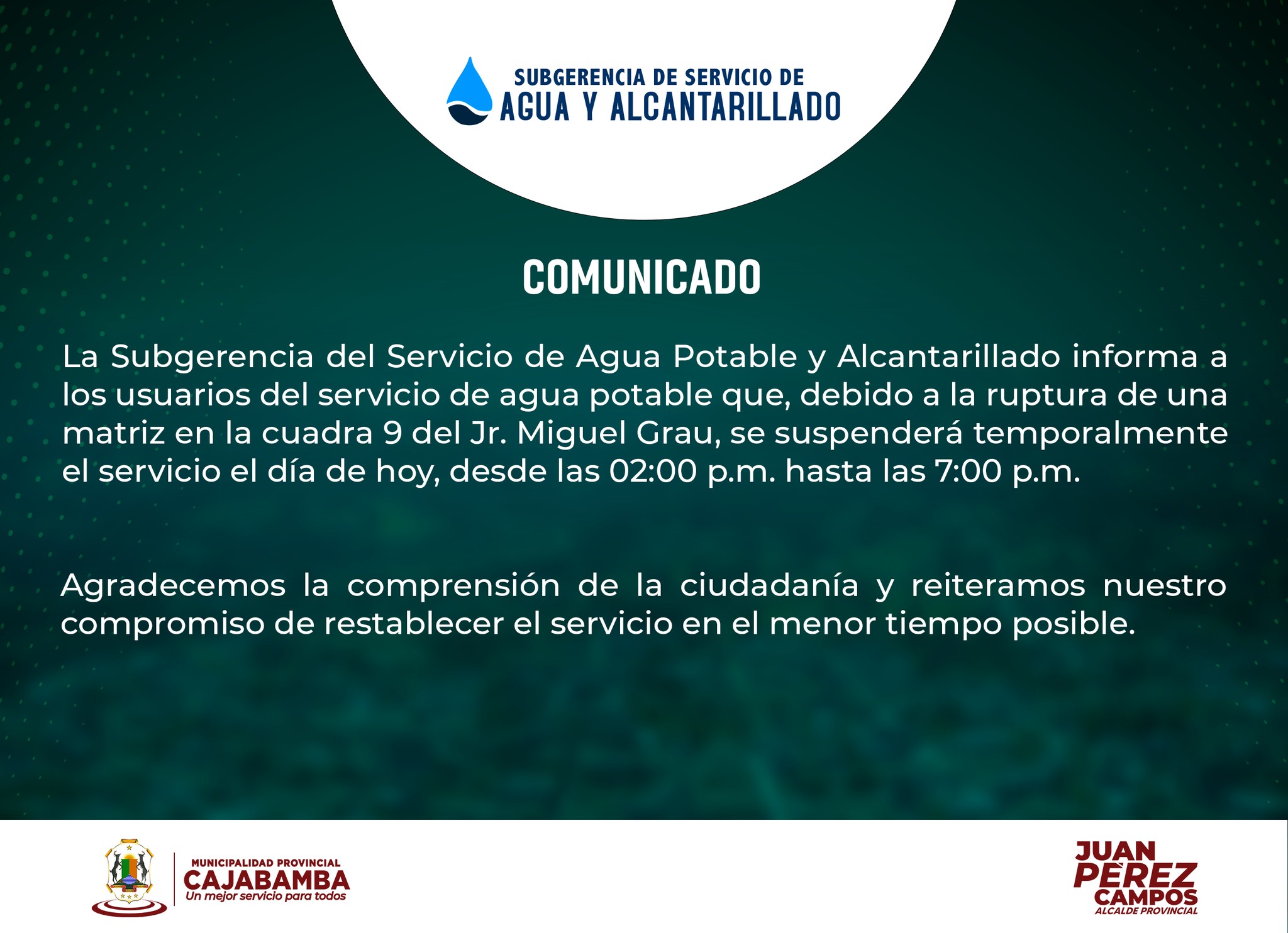 Comunicado Importante