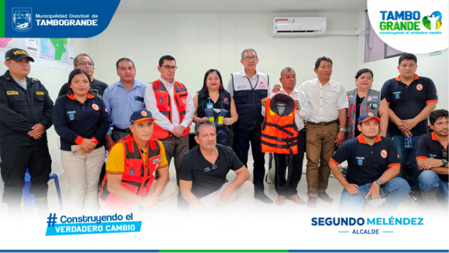 Reunión con los integrantes de la plataforma de defensa civil