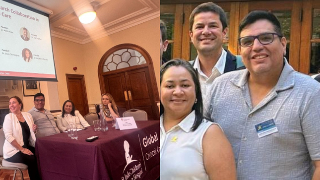 Pediatra intensivista del INSN participó en simposio internacional realizado en Londres