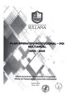 Vista preliminar de documento PLAN OPERATIVO INSTITUCIONAL -POI MULTIANUAL 2026-2028