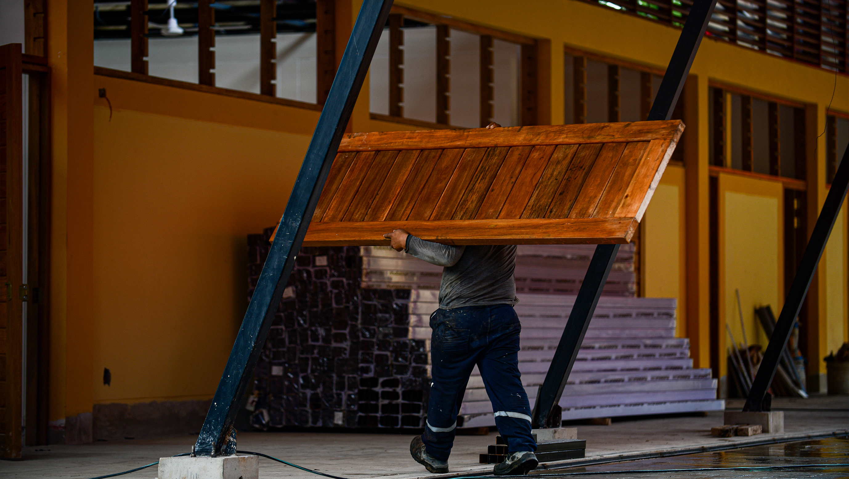 Colegio agroindustrial del Valle del Shambo registra más del 70 % de avance en su construcción