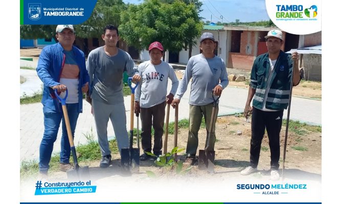 Juntos por un Tambogrande más verde: reforestación en la Greda Nueva