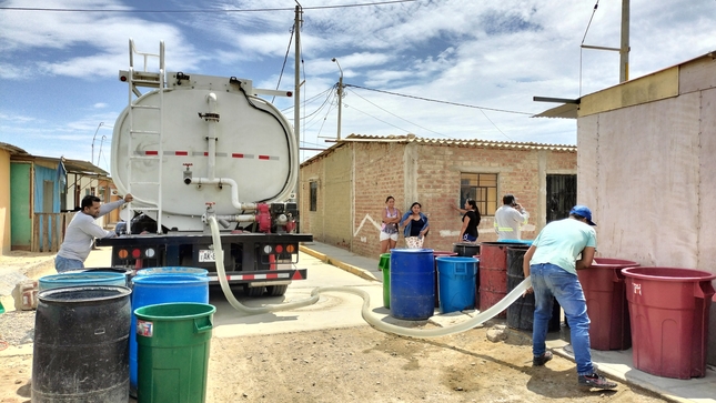 OTASS contribuyó con entrega gratuita de 78 mil m3 de agua potable en favor de casi 40 mil pobladores