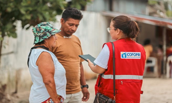 Del 27 al 30 de mayo, las brigadas de empadronamiento llegarán a 6 distritos para visitar a 554 lotes urbanos como parte del proceso de titulación gratuita de predios.