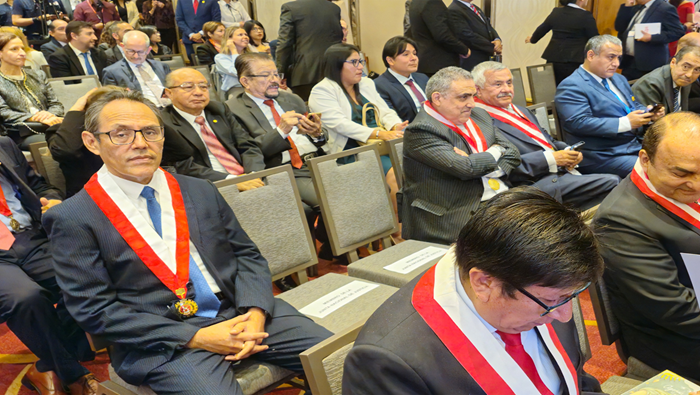 Vicepresidente del Tribunal Constitucional, magistrado Helder Domínguez, participó en ceremonia por 94 aniversario de creación del JNE