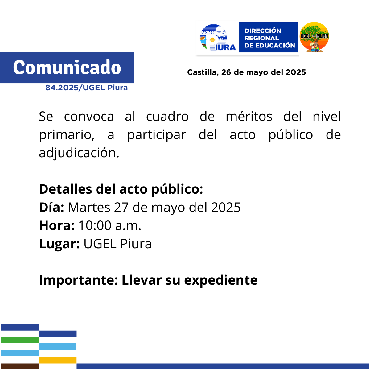 comunicado
