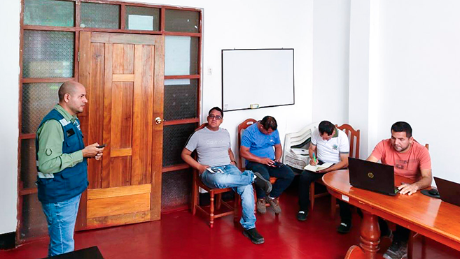 Reforzamos la gestión del riesgo en los municipios de Pólvora y Uchiza con asistencia técnica del Cenepred