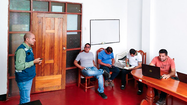 Reforzamos la gestión del riesgo en los municipios de Pólvora y Uchiza con asistencia técnica del Cenepred