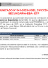 Vista preliminar de documento comunicado 41-2025 CCD