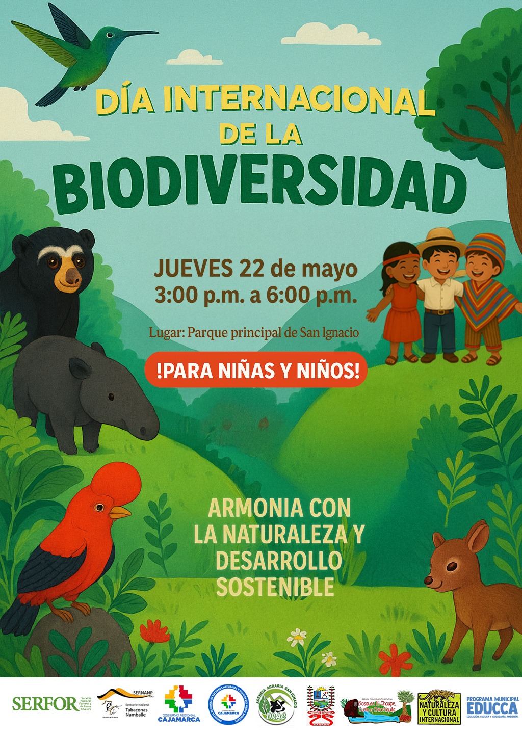 Dia de de la biodiversidad: armonía con la naturaleza y desarrollo sostenible