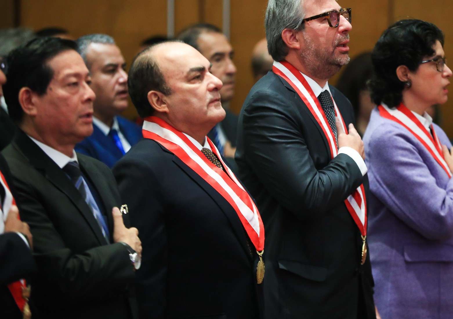 Presidente de la JNJ participa en ceremonia por aniversario del JNE