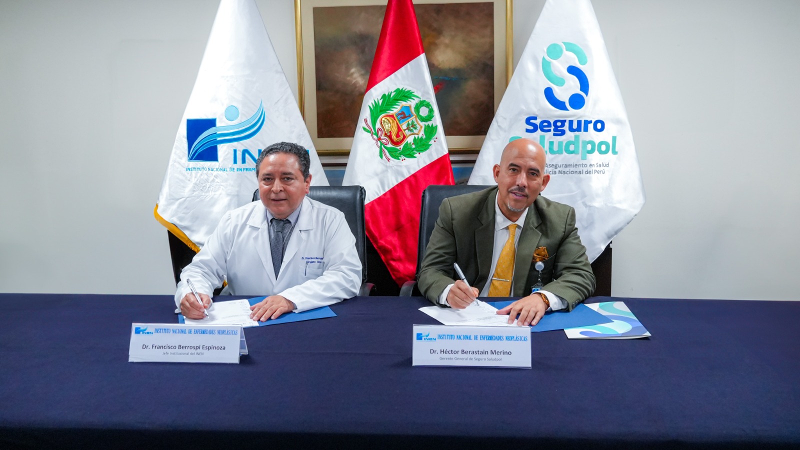 Firma de adenda de convenio con el instituto Nacional de Enfermedades Neoplásicas – INEN