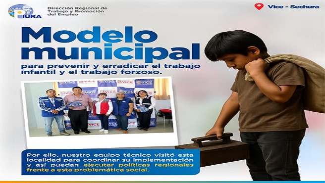 sta visita forma parte de la implementaci贸n del modelo municipal, una estrategia que permitir谩 fortalecer las pol铆ticas p煤blicas locales orientadas a proteger los derechos de nuestros ni帽os, ni帽as y adolescentes. Como parte del Gobierno Regional Piura, reafirmamos nuestro compromiso con la defensa de la infancia y el desarrollo de territorios seguros y justos para todos.