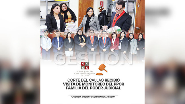 Corte Superior de Justicia del Callao recibió visita de monitoreo y evaluación del PPOR Familia del Poder Judicial