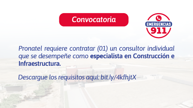 Archivo JPG de la convocatoria de un especialista para el 911