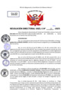 Vista preliminar de documento Resolucion Directoral N° 003200-2025