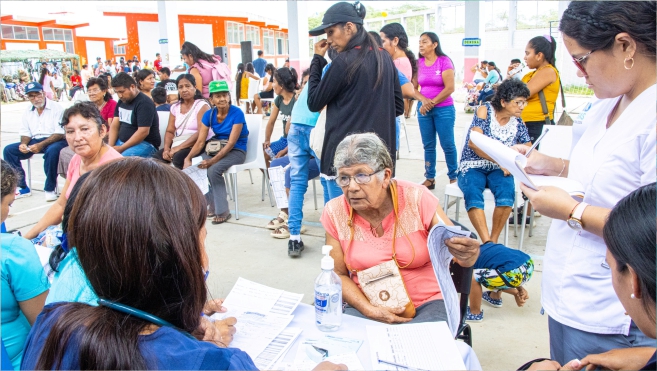 Foto Gran Éxito en Feria de Salud del Primer Festival de la Chicama en el Centro Poblado de Fernández