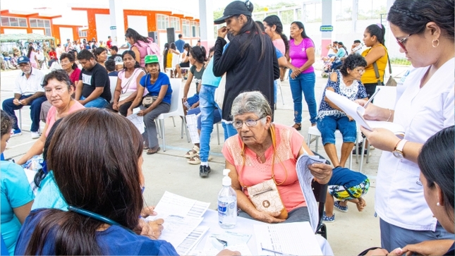 Foto Gran Éxito en Feria de Salud del Primer Festival de la Chicama en el Centro Poblado de Fernández