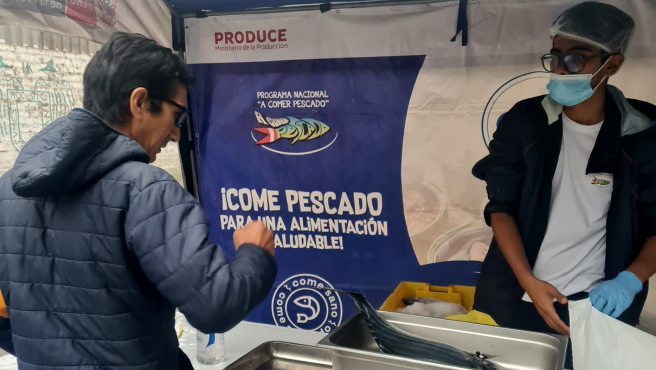 feria a comer pescado