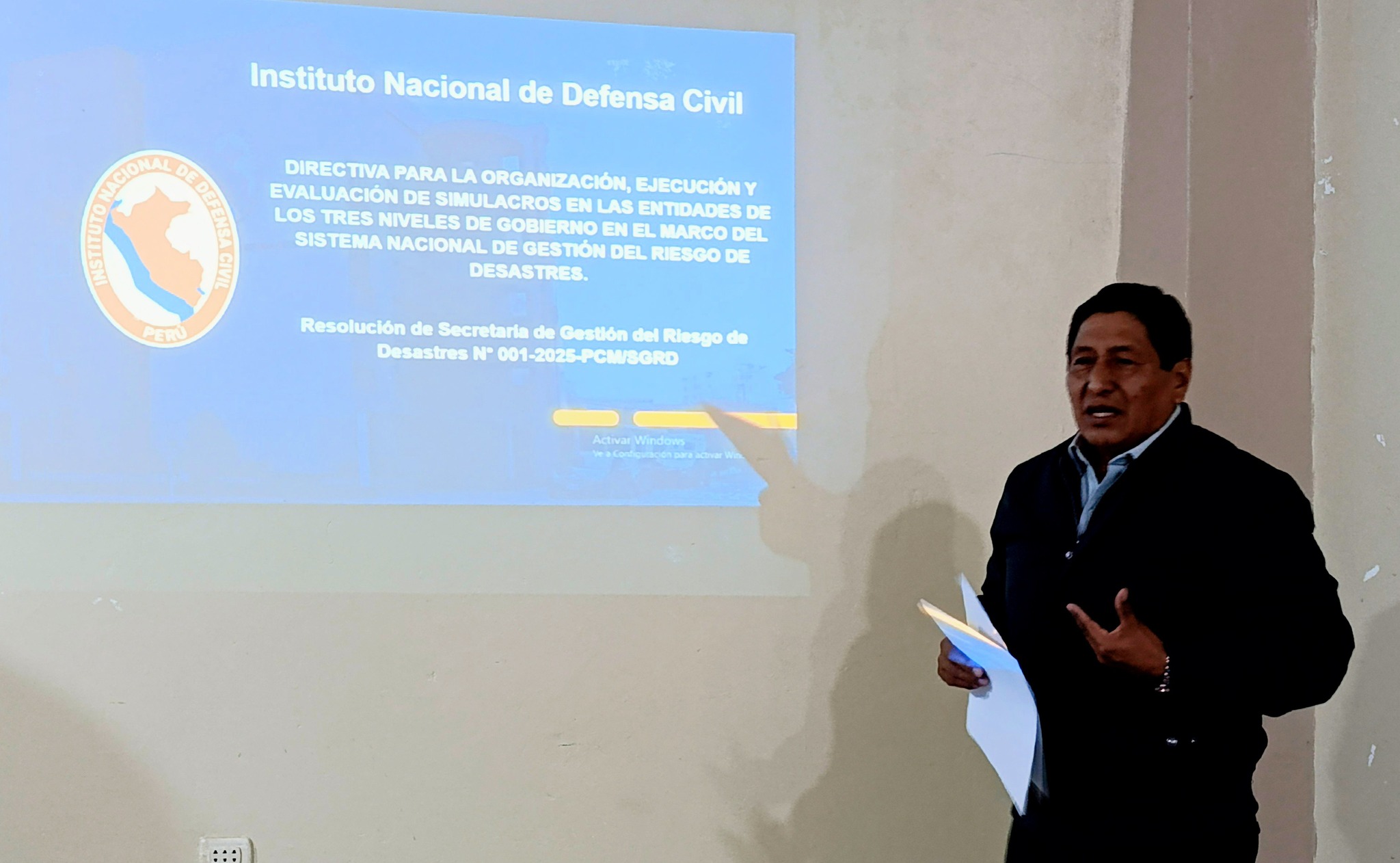 Huarmaca se prepara para el Simulacro Nacional Multipeligro