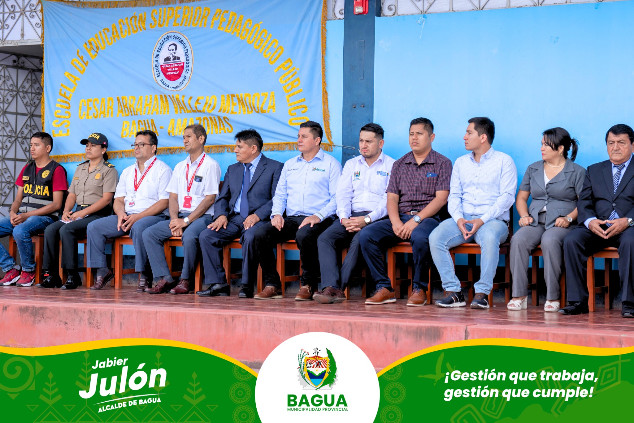 Apertura del A帽o Acad茅mico en la Escuela Superior Pedag贸gico Cesar Vallejo Mendoza.