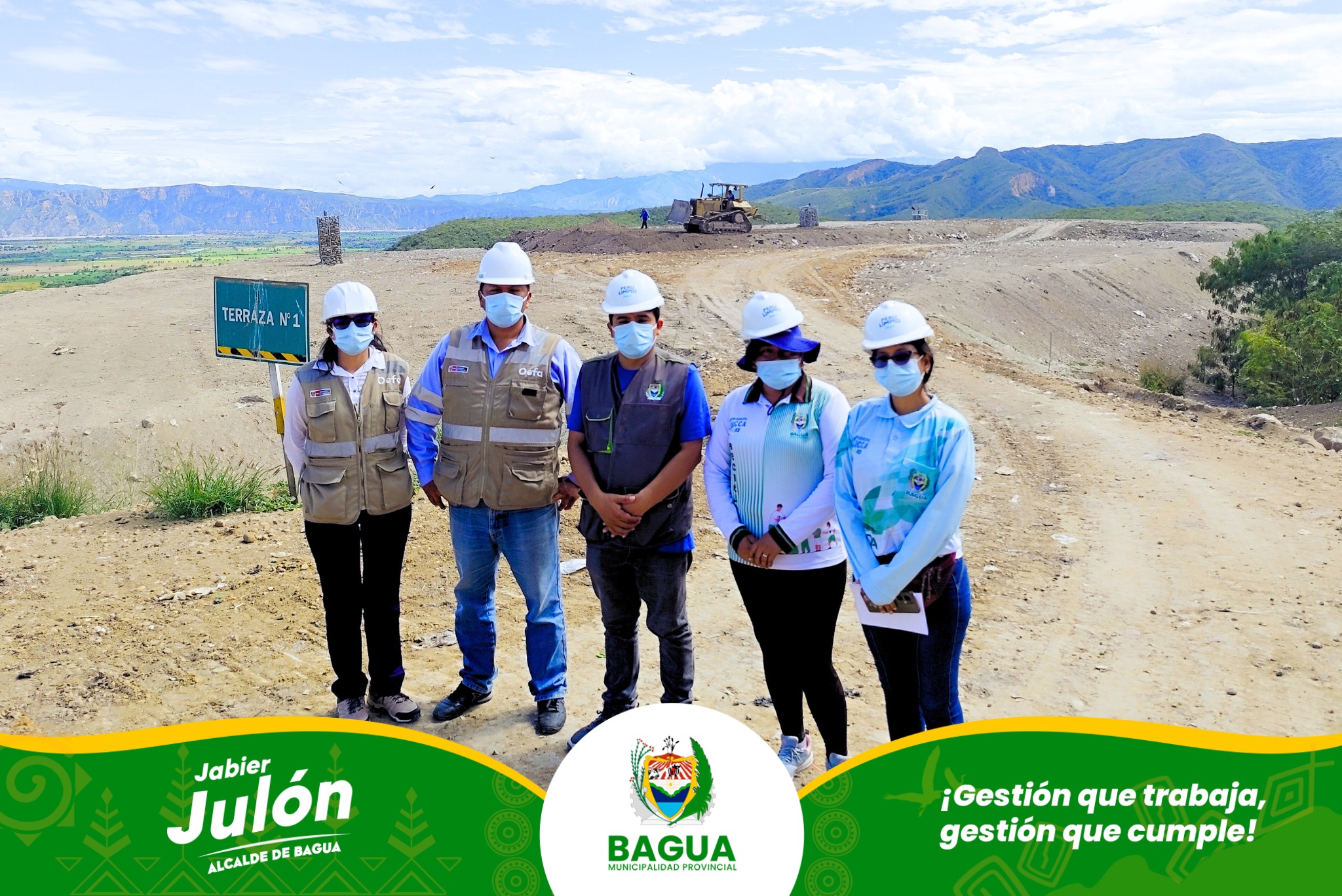 OEFA realiz贸 supervisi贸n a la Gesti贸n Integral de Residuos solidos en Bagua.