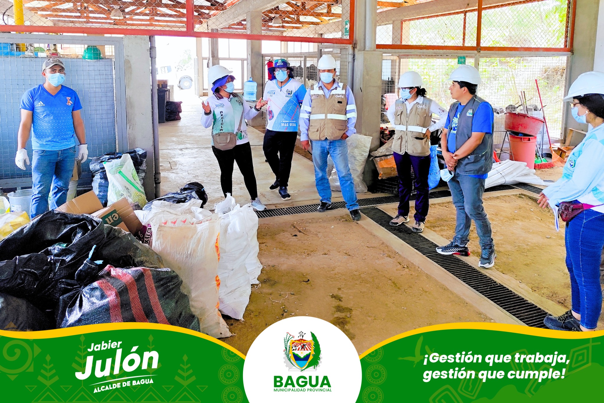 OEFA realiz贸 supervisi贸n a la Gesti贸n Integral de Residuos solidos en Bagua.