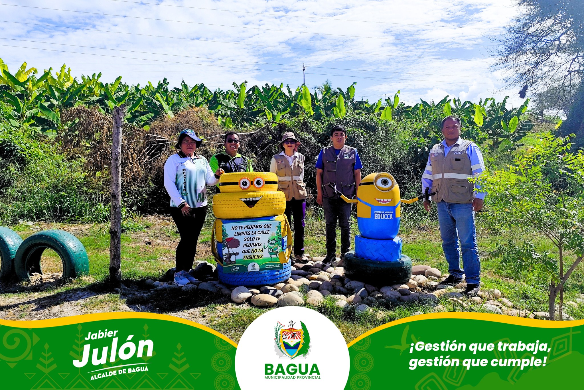 OEFA realiz贸 supervisi贸n a la Gesti贸n Integral de Residuos solidos en Bagua.