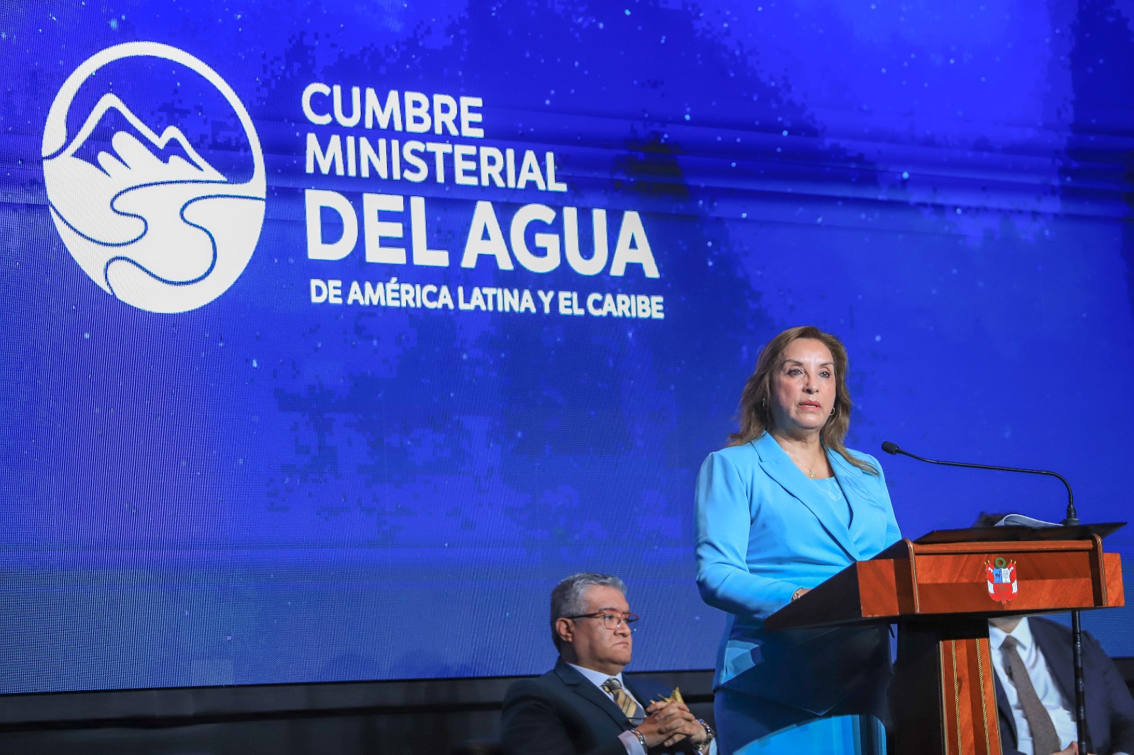 Presidenta Boluarte inaugura Cumbre Ministerial del Agua.