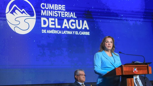 Presidenta Boluarte inaugura Cumbre Ministerial del Agua.