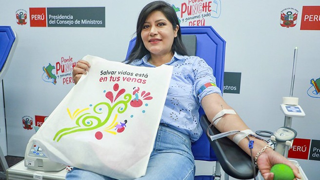“Ama, Dona y Vive”: personal de la PCM se suma a jornada de donación voluntaria de sangre