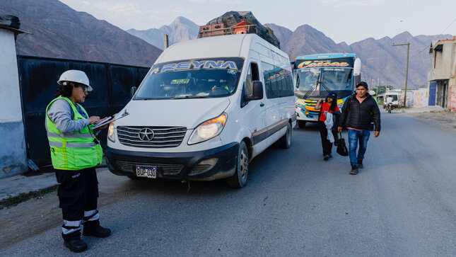 Gore Refuerza Operativos De Fiscalización En Cascas Para Promover Un Transporte Seguro Y Formal