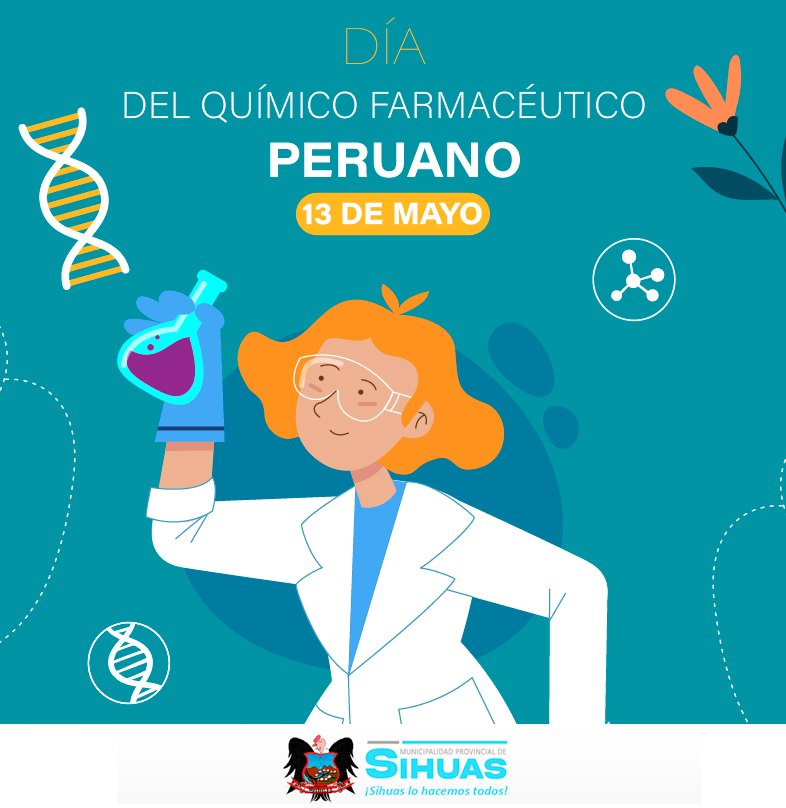 ¡Feliz Día del Químico Farmacéutico Peruano! 🧪
Cada 13 de mayo celebramos el compromiso, la vocación y el valioso trabajo de los profesionales que contribuyen al cuidado de la salud y el bienestar de todos los peruanos.
Esta fecha fue instituida por la Federación Nacional de Químicos Farmacéuticos del Perú y oficializada por el Ministerio de Salud en el año 2001, reconociendo así la labor esencial de quienes se dedican a la investigación, producción y dispensación responsable de medicamentos.
👏 ¡Gracias por su dedicación y profesionalismo!
