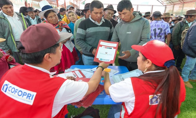 Brigadas de empadronamiento visitarán ocho distritos de Apurímac y localidades de Cusco, Puno y Huancavelica para empadronar más de 900 lotes urbanos.