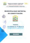 Vista preliminar de documento Reglamento para el proceso de la primera audiencia pública 2025