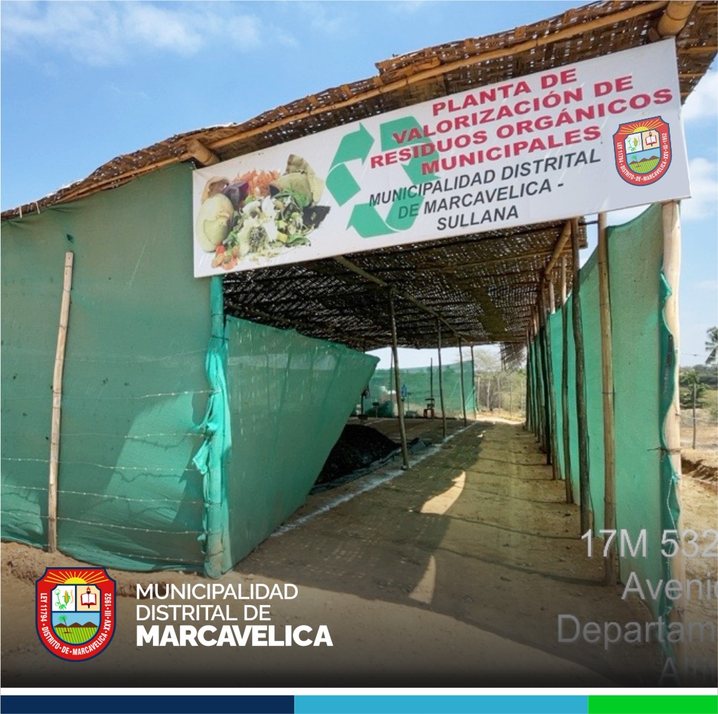 visita inopinada a la planta temporal de compostaje del distrito de Marcavelica