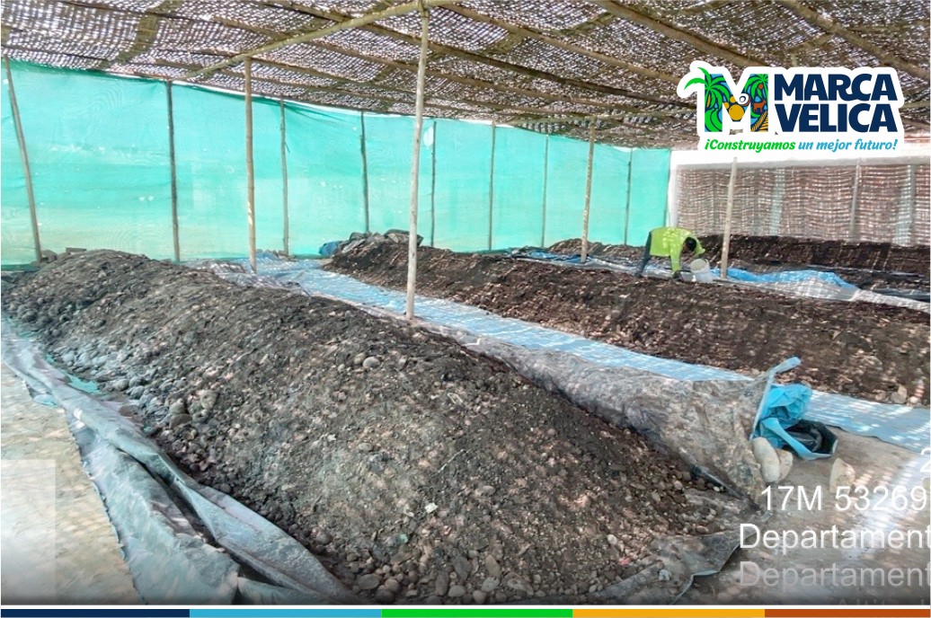 visita inopinada a la planta temporal de compostaje del distrito de Marcavelica