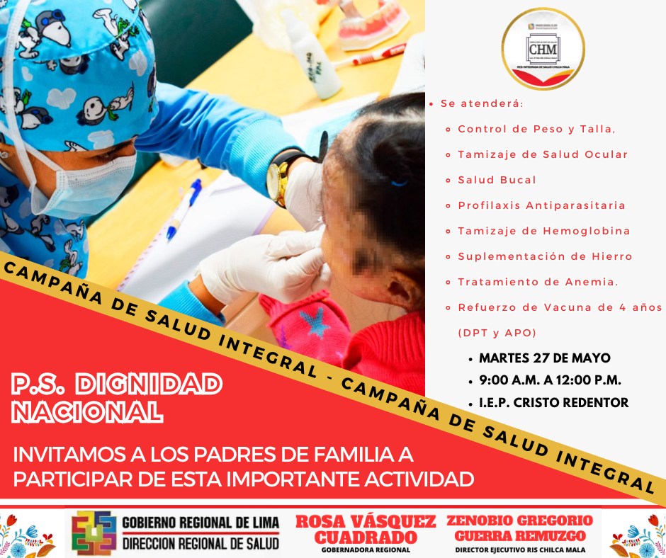 Puesto de Salud de Dignidad Nacional realizará Campaña de Salud Integral