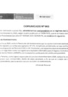 Vista preliminar de documento COMUNICADO Nº 003