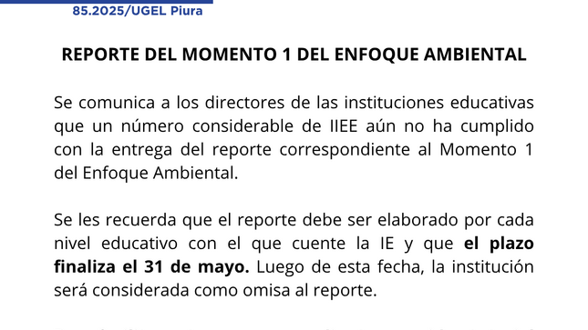 comunicado