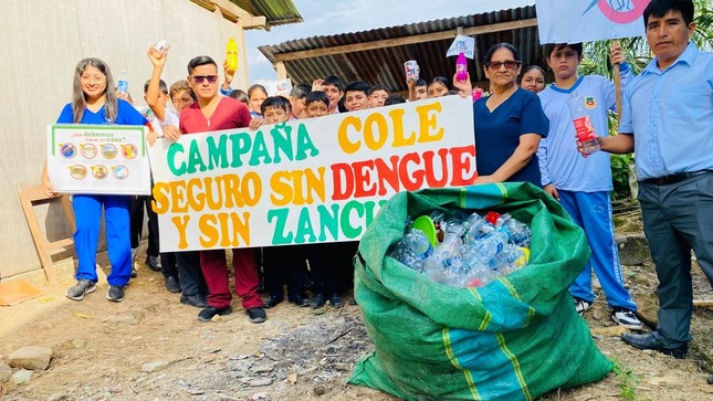 Goresam intensifica campañas contra el dengue en 26 colegios del distrito Pólvora 