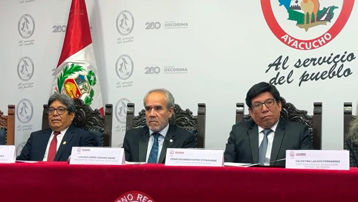 CNE participó en presentación del PER Ayacucho al 2036