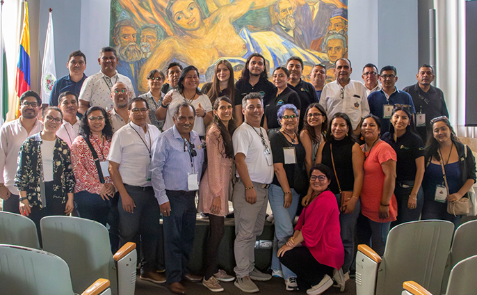 fotos de la Delegación del Ecosistema Regional en Misión Técnica Internacional en Medellín, Colombia