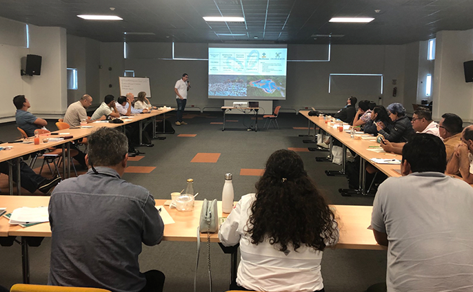 fotos de la Delegación del Ecosistema Regional en Misión Técnica Internacional en Medellín, Colombia